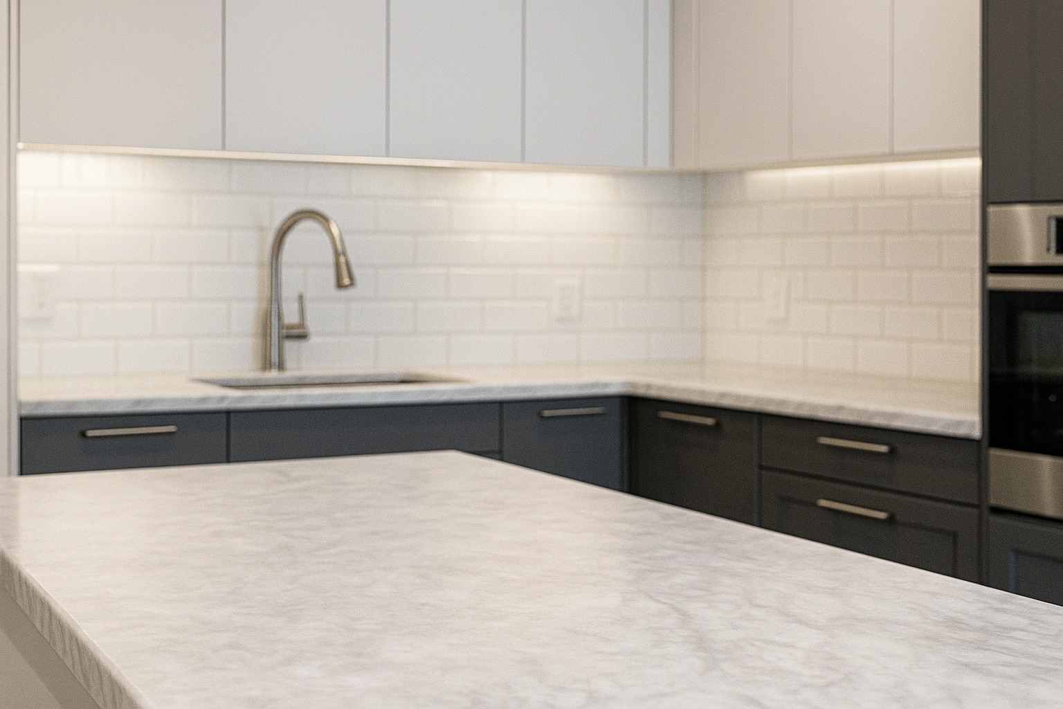 Marble White · Kitchen Countertop