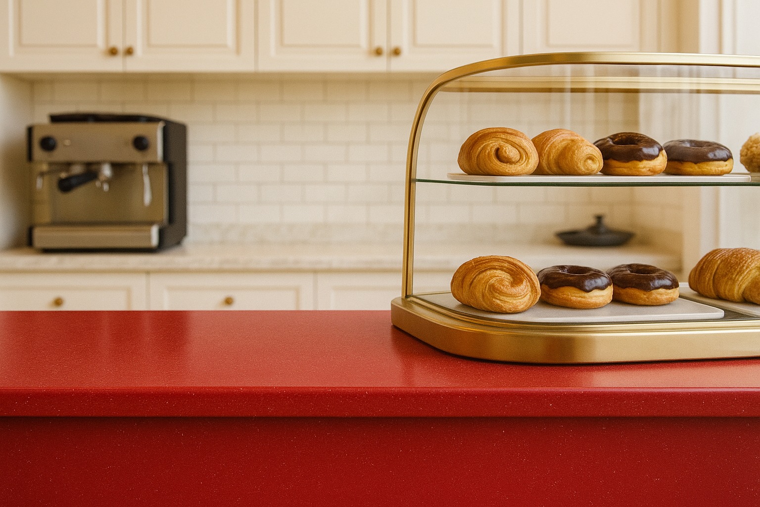 Crimson Red · Café Counter