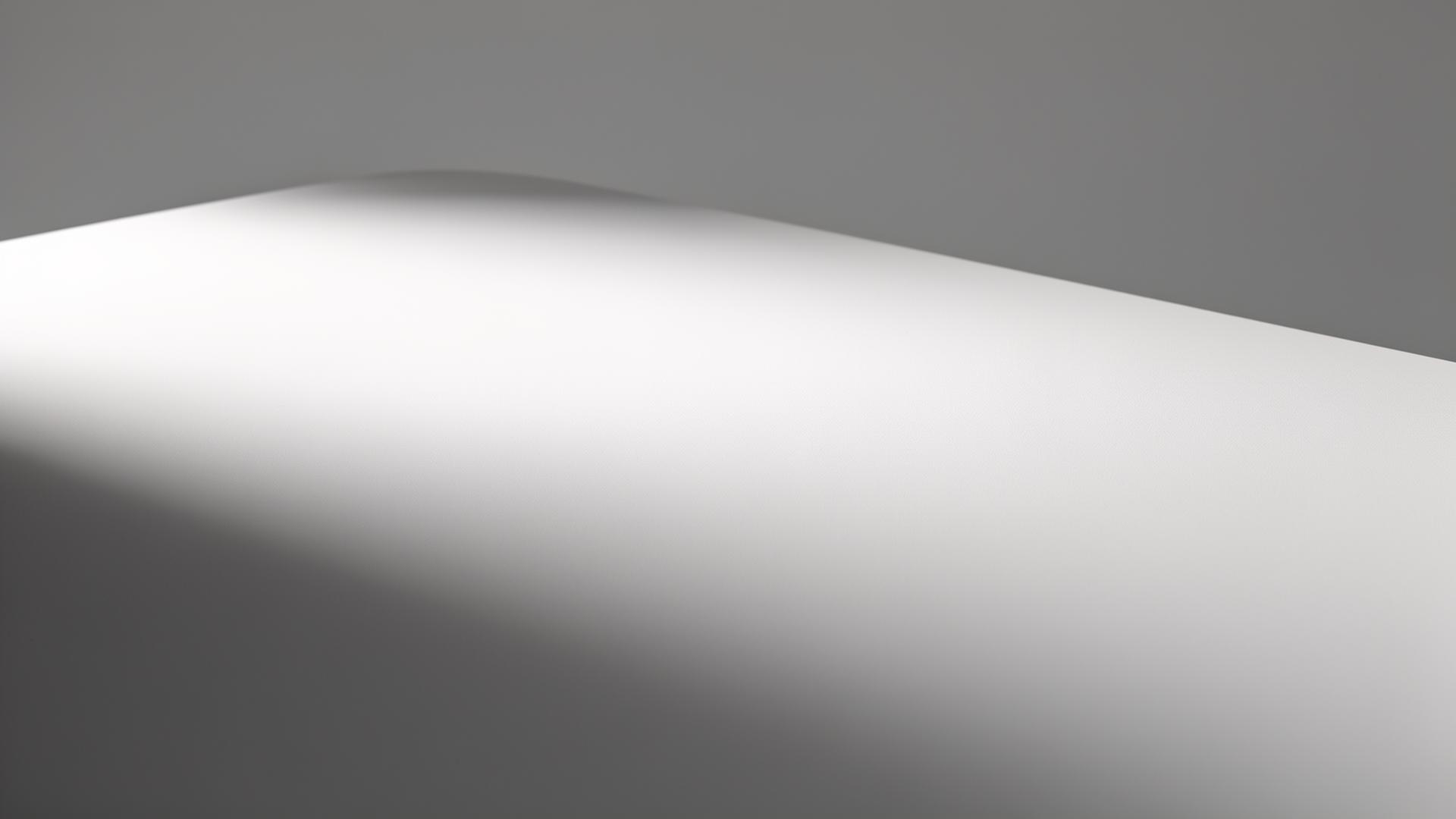 Macro photograph of a matte solid surface curve